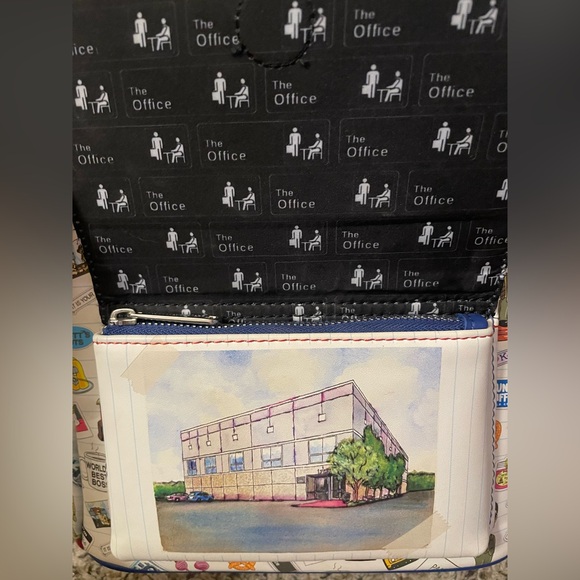 Loungefly the Office Dunder Mifflin Mini Backpack Rare HTF - Picture 5 of 16